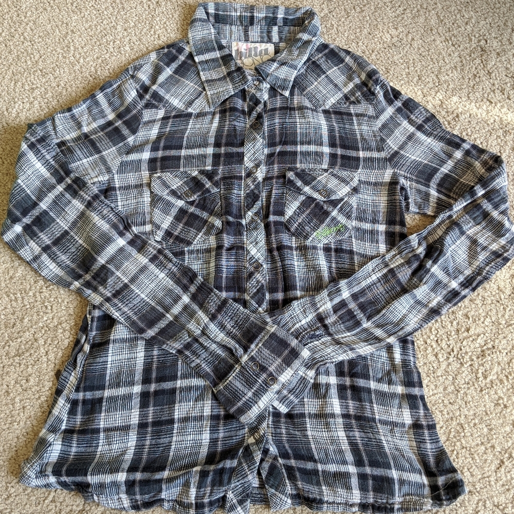 Long Sleeve Plaid Shirt